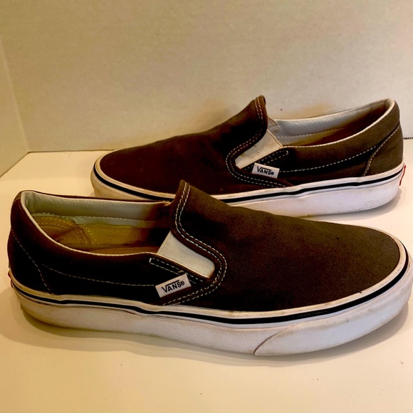 Vans Other - Vans Men’s (8) Classic Slip On Charcoal Grey